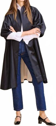 Mille Josephine Long Coat In Black