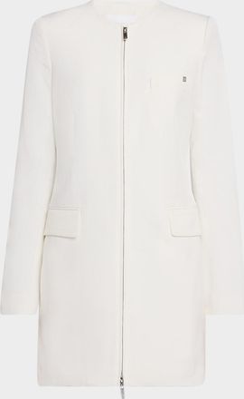 Helmut Lang Tailored Zip-Front Mini Dress