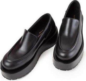 Paloma Barcel&oacute; Gael Platform Loafer in Black at Nordstrom Rack, Size 10Us / 40Eu