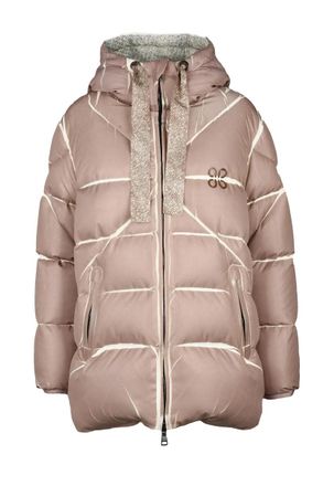 Forever 21 Plus Patty Down Jacket with Zip - Beige