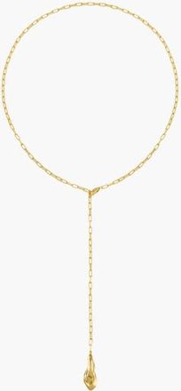 Yoj Minos Lariat Long Necklace in Gold at Nordstrom