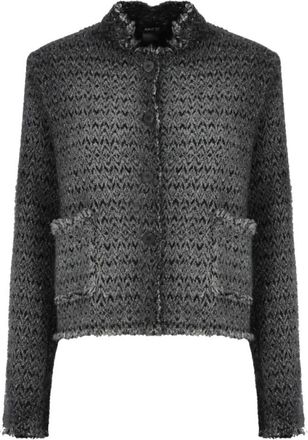 Avant Toi Tweed Jas - Dames - Blazers - Grijs - L - Tweed - Jassen