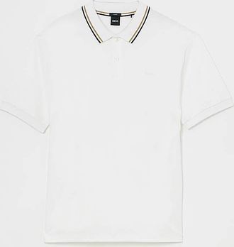 HUGO BOSS Tipped Collar Short Sleeve Polo