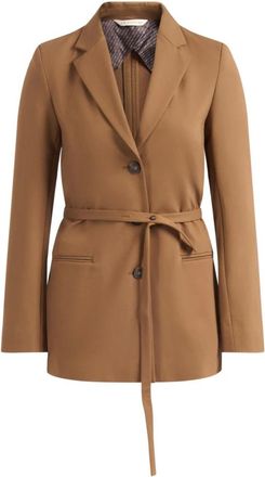 Max Mara Jassen, Dames, Bruin, S, Mmloscuro Blazer