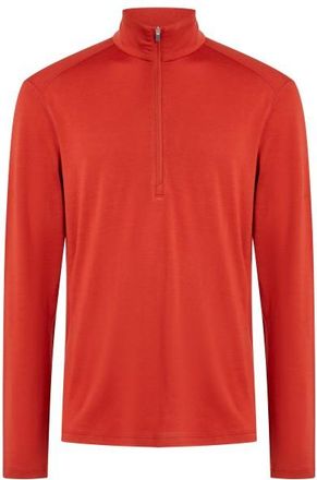Icebreaker 260 Tech L/S Half Zip Merinounterw&auml;sche f&uuml;r Herren | rot