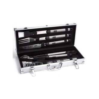 MSV Msv - Estuche Barbacoa Especial X 5 Art&iacute;culos Acero Inoxidable