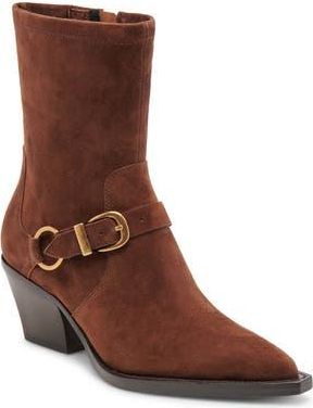 Dolce Vita Rave Pointed Toe Bootie in Dark Brown at Nordstrom Rack, Size 8.5