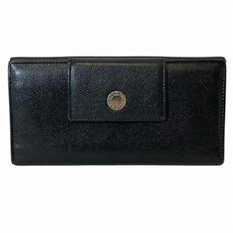 Bulgari Pre-owned Wallets, male, Black, Size: ONE SIZE Pre-owned Classico Leather Wallet