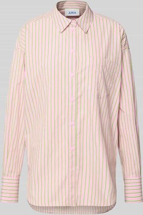 Jack & Jones Relaxed Fit Bluse mit Brusttasche in Rosa, Gr&ouml;&szlig;e XL