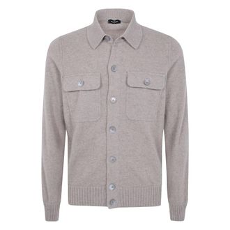 Gran Sasso Jersey de punto de manga larga con cuello redondo - Knitwear - Hombre - Beige - 2XL