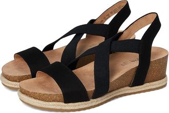 Life Stride Breeze Womens Wedge Shoes Black : 8.5 W (C), Faux Leather