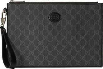 Gucci Pouch With Interlocking G Black 672953-92TCN-1000