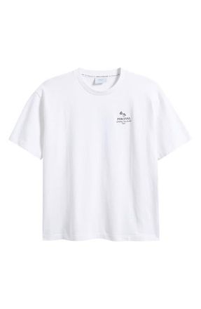 Percival Waters Graphic T-Shirt in White at Nordstrom, Size Xx-Large