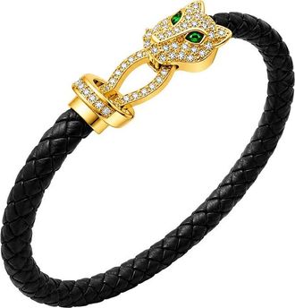 Jean Claude Stainless Steel Cz Bracelet