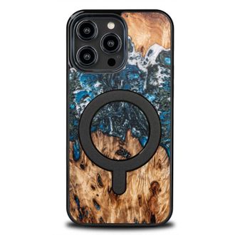 OEM Funda &Uacute;nica Bewood Para Iphone 14 Pro Max - Planetas - Tierra Con Magsafe
