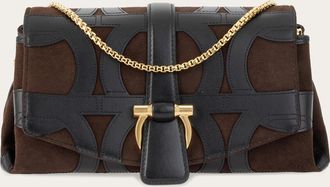 Ferragamo Women Front flap crossbody bag (XS) Brown