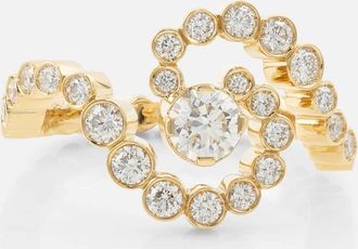 Sophie Bille Brahe Ocean de Ciel 18kt gold ring with diamonds