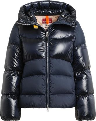 Parajumpers Down Jackets, female, Blue, Size: XL Kodama Hooded Down Jacket