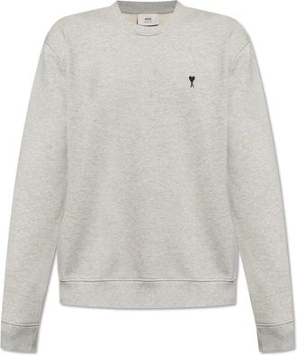 Ami Sweatshirts & Hoodies - Heren - Sweatshirts - Grijs - M - Katoen - Hoodies & sweatvesten