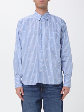 GCDS Camicia Gcds in cotone a righe con logo