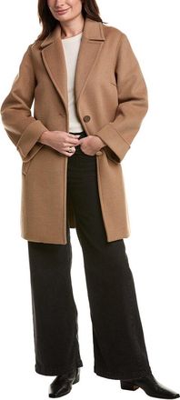 Elie Tahari Double Face Wool-Blend Coat