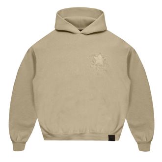 Cross Colours Starmaker Pullover Hoodie in Khaki at Nordstrom, Size 2X Big