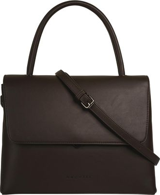 Bugatti Henkeltasche BUGATTI ILVA, Damen, Gr. B/H/T: 31cm x 24cm x 14cm onesize, braun, Kunstfaser, leicht gl&auml;nzend, unifarben, Taschen Henkeltasche