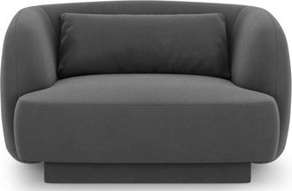 BLOOMINGLOFT Design Sessel Tulum mit Samtbezug