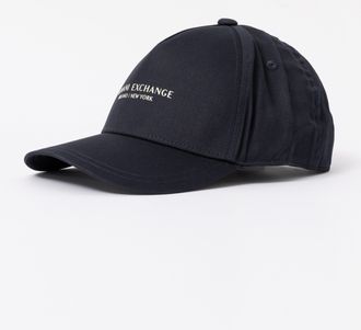A|X Armani Exchange Mens Milano/New York Baseball Cap in Black Cotton - One Size