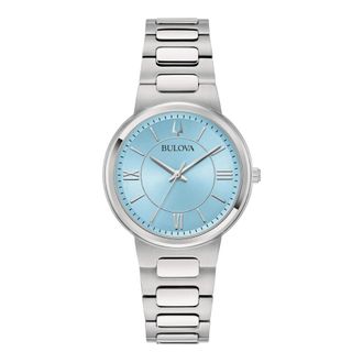 Bulova Klassiek Elegant - Dames - Horloges - Blauw - ONE Size - Accessoires
