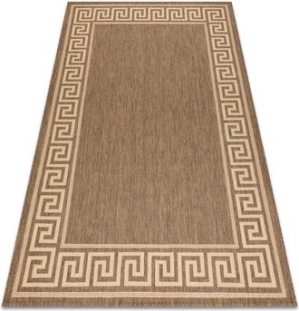 RugsX Rugsx - carpet sisal floorlux 20014 coffe / mais beige 140x200 cm
