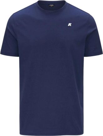 K-Way T-Shirt Odom Jersey - Heren - T-shirts - Blauw - M - Tops