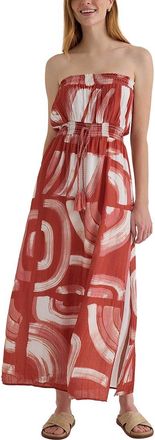 Bella Dahl Strapless Elastic Waist Midi Dress