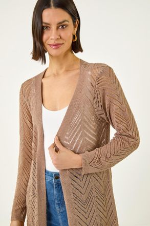 Roman Knitted Longline Cardigan