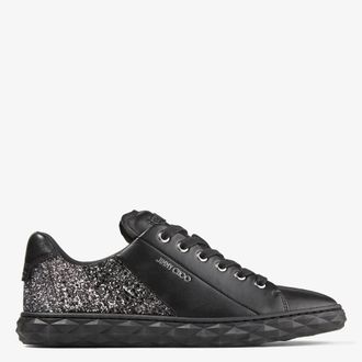 Jimmy Choo London Diamond Light/F Nappa Low-Top Trainers, Brand Size 34.5 ( US Size 4.5 )