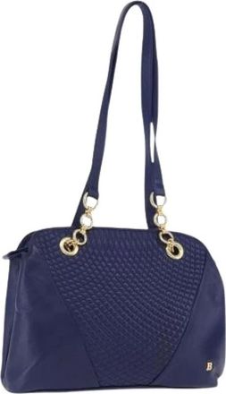Bally Pre-owned Shoulder Bags, female, Blue, Size: ONE SIZE Pre-owned Shoulder Bag