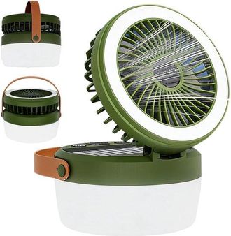 OEM L&aacute;mpara De Camping Solar Con Ventilador - Recargable - Tres Velocidades
