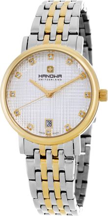 Hanowa Rivera Quartz Crystal Silver Dial Ladies Watch HAWLH2200560