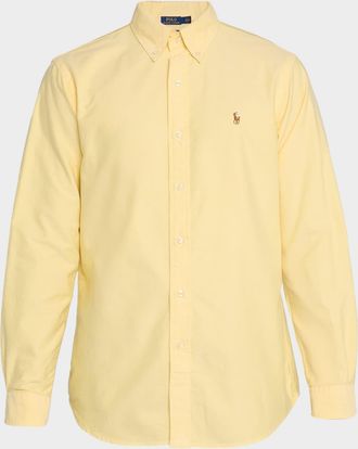 Polo Ralph Lauren Mens Classic-Fit Oxford Button-Down Shirt