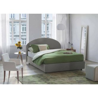 Talamo Italia Talamo Italia - Dmora - Letto piazza e mezza Dbogda, Letto contenitore con rivestimento in tessuto, 100% Made in Italy, Apertura frontale, con