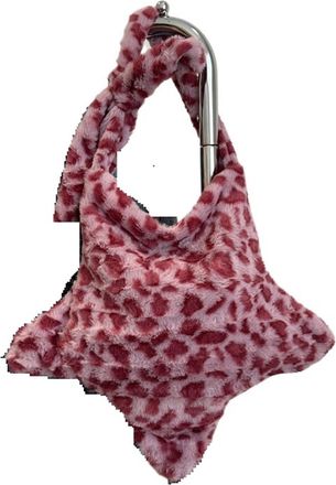 Generic Womens Plush Bags Plush Bag Crossbody Bags For Women Large Capacity Girls Shoulder Vintage Tote Handbags Female Purse(Pink)