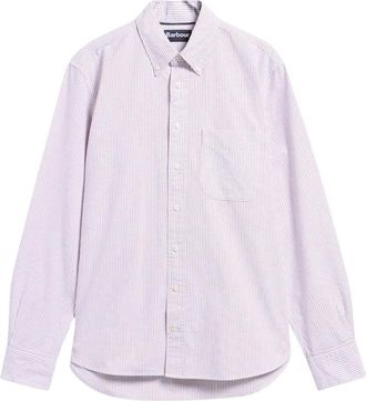 Barbour Authentic Striped Oxford Shirt - male - Barbour - Casual Shirts - Red - 2XL - Shirts
