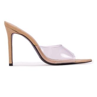 Black Suede Studio Bella Suede Sandal in Tan Suede at Nordstrom, Size 42