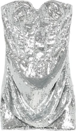 New Arrivals Pamela mini-jurk met pailletten - Zilver