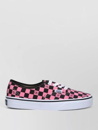 Valentino Garavani low top sneakers checkered pattern rubber sole
