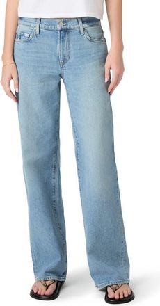 Paige Dana Low Rise Relaxed Straight Leg Jeans in Sepulveda at Nordstrom, Size 29
