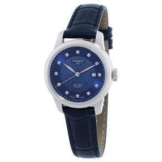 Tissot Le Locle Automatic Diamond Blue Dial Ladies Watch T0062071604600