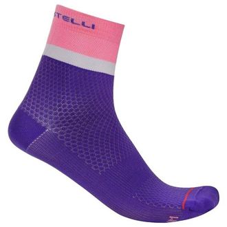Castelli Tonal Logo 12 Sock Velosocken f&uuml;r Damen | lila