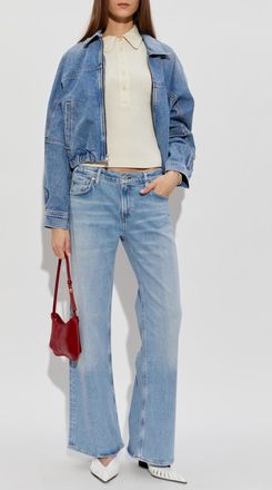 A Gold E Dixon Cocoon Denim Jacket, Womens, Blue