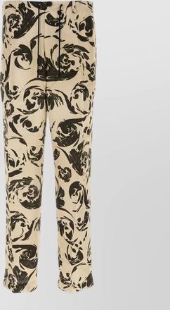 Dries Van Noten penny viscose trousers all over print